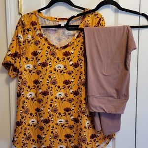 Lularoe outfit - iris & TC leggings